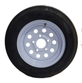 Carlisle Usa Trail Mntd On 12X4 5 On 4.5 White Trailer | 4.80-12 ...