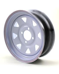 13X4.5 4-4 WHITE SPOKE