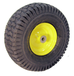 Carlisle Turf Saver Pneumatic Assembly Yellow Wheel Tire | 15-6.00-6 ...