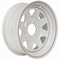 15X6 5-4.5 WHITE SPOKE